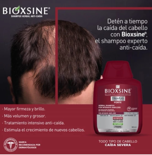 فرمولاسیون تاثیرگذارشامپو ضد ریزش مو بیوکسین مدل فورت(اصل) باضمانت