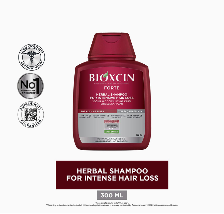 شامپو ضد ریزش مو بیوکسین مدل فورت(اصل) باضمانت