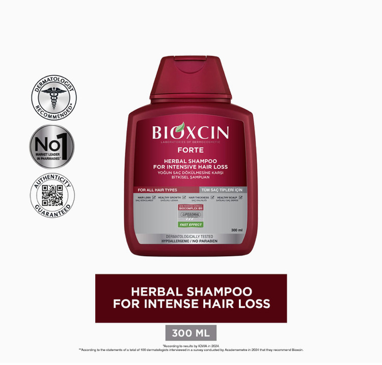 شامپو ضد ریزش مو بیوکسین مدل فورت(اصل) باضمانت