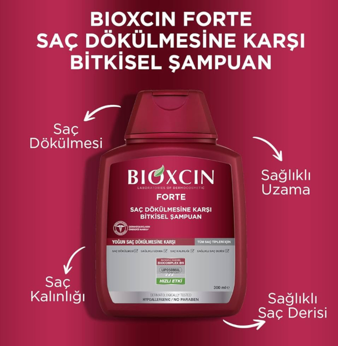 حاوی ترکیبات موثر و گیاهی شامپو ضد ریزش مو بیوکسین مدل فورت(اصل) باضمانت