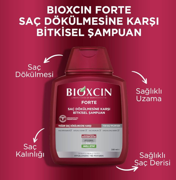 حاوی ترکیبات موثر و گیاهی شامپو ضد ریزش مو بیوکسین مدل فورت(اصل) باضمانت