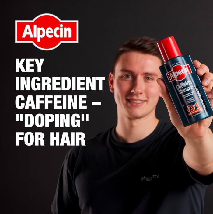 شامپوضدریزش مو آلپسین مدل c1 حاوی کافئین اصل(باضمانت)