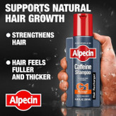 شامپوضدریزش مو آلپسین مدل c1 حاوی کافئین اصل(باضمانت)