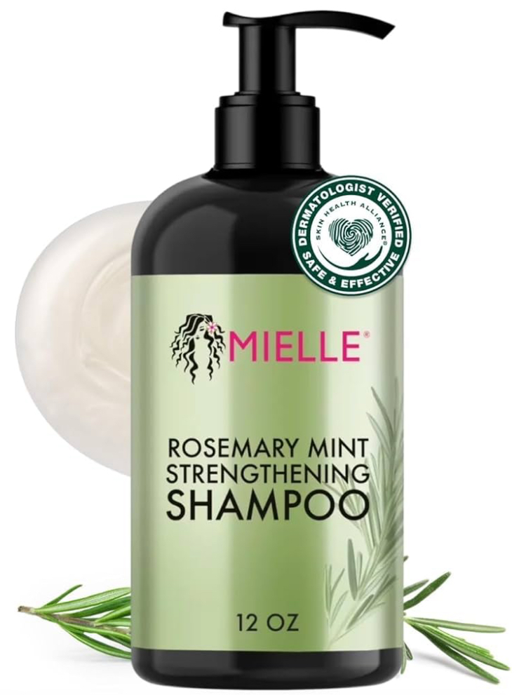 شامپو ضد ریزش و تقویت کننده Mielle اصل حاوی رزماری و نعناع۳۵۵میل  (ارسال به ضمانت اصل بودن)