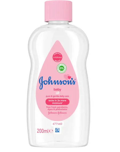 روغن بدن بچه Johnsons BABY OIL Pink 300ML  اورجینال مناسب کودکان و بزرگسالان  (ارسال به ضمانت اصل بودن )