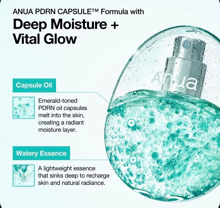 سرم میست کپسولی آبرسان anua هیالورونیک اسید و کلاژن | Anua PDRN Collagen Glow Serum Sprayاصل (ارسال به ضمانت اصل بودن)